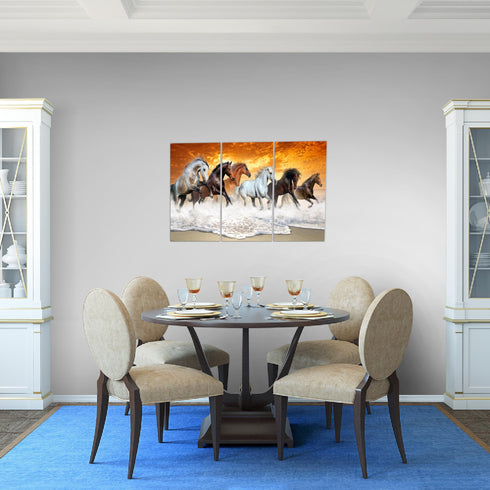 Wandbilder Wohnzimmer XXL Pferde Moderne Bilder Tiere